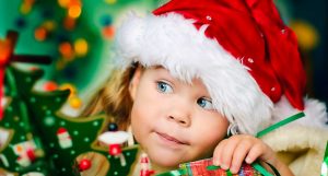 Weihnachten Kind baum