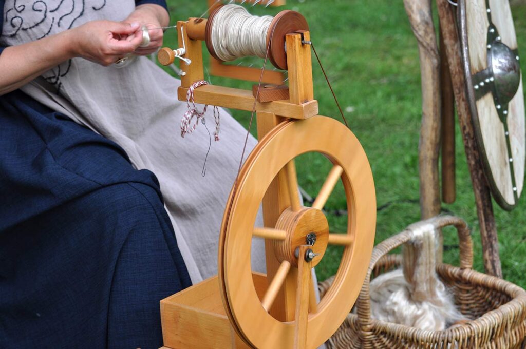 Spinnrad Handwerk