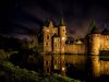 Burg Satzvey bei Nacht