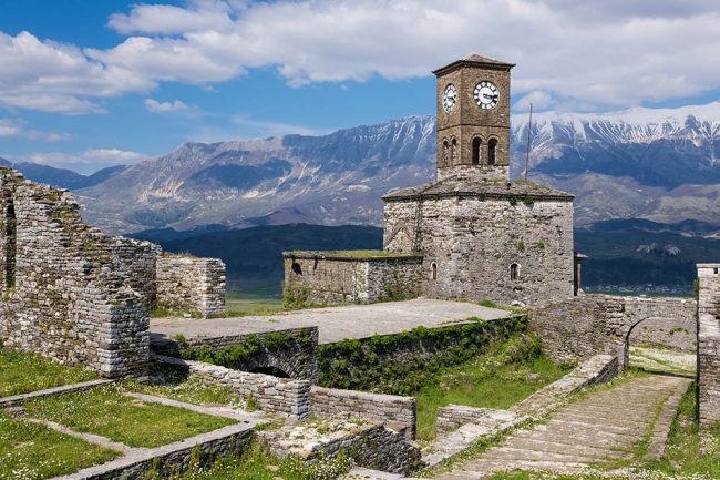 Burg in Albanien