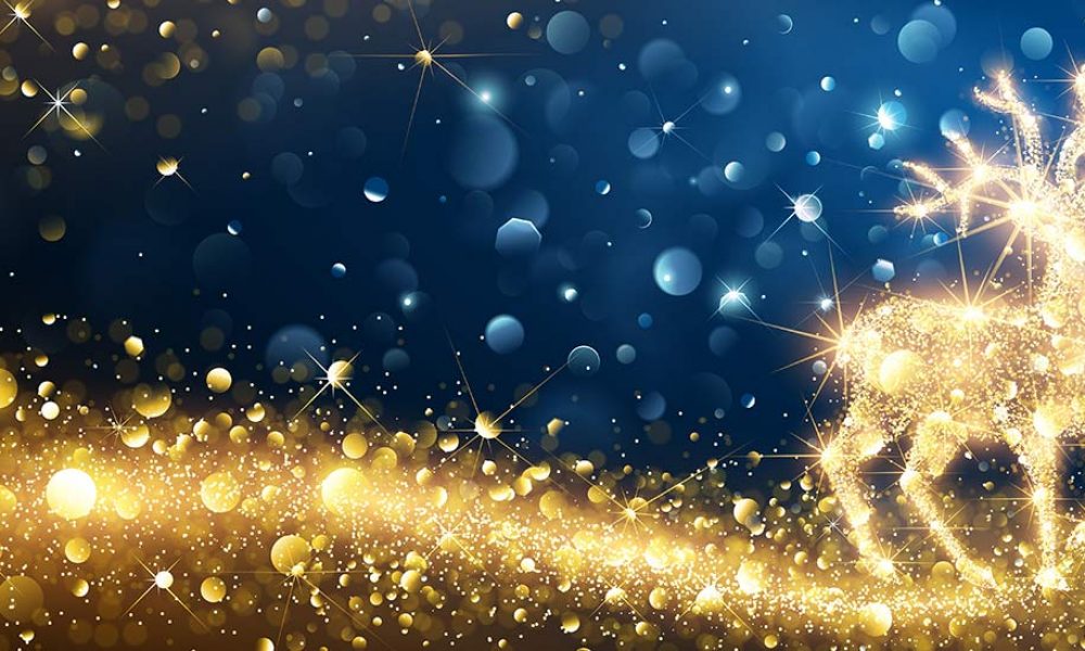 goldener hirsch weihnachten