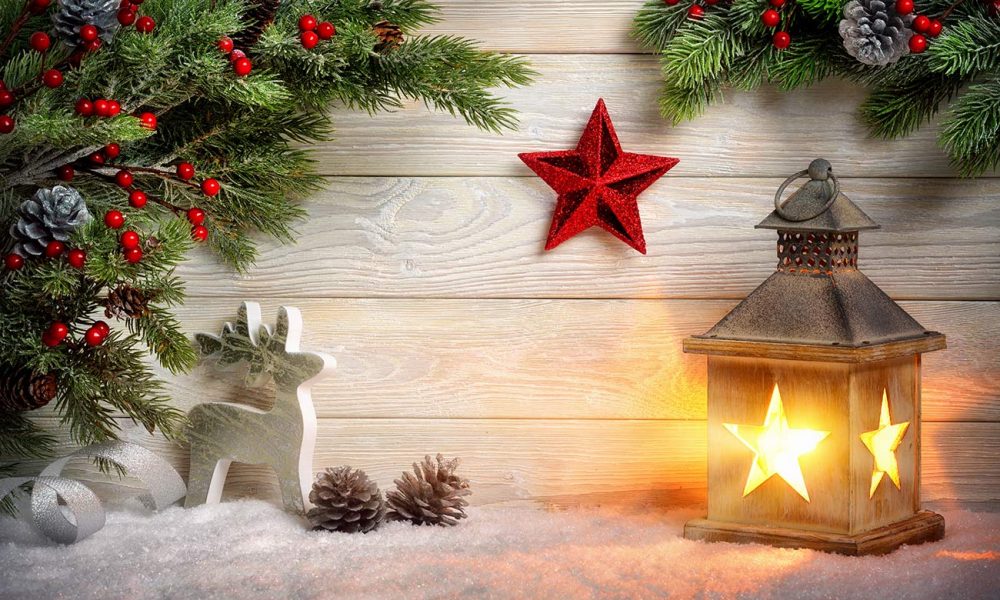leuchtende laterne weihnachten