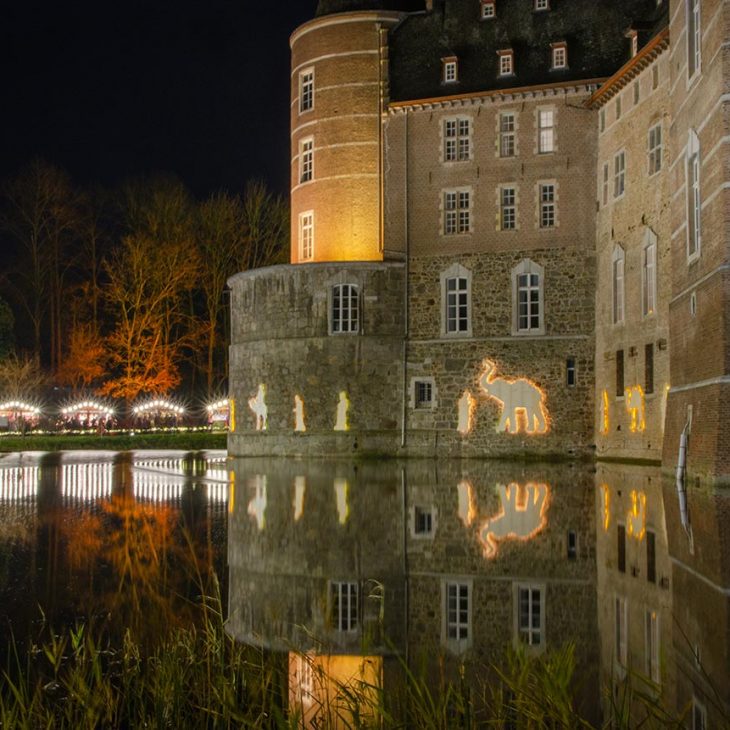 Romantischer Weihnachtsmarkt Schloss Merode