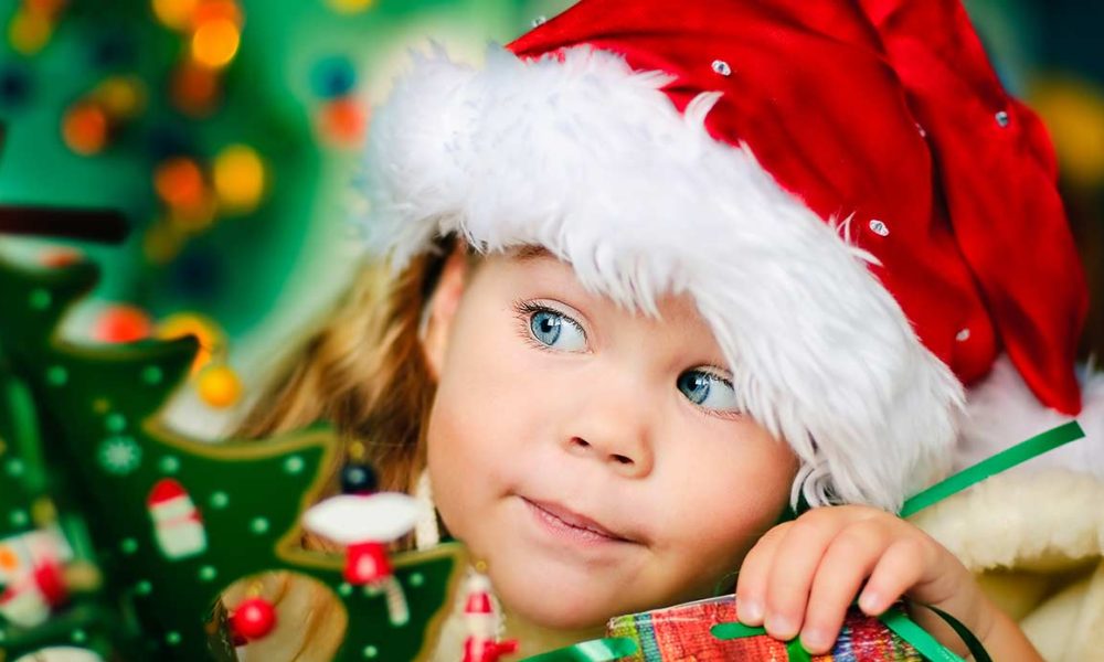 Weihnachten Kind baum