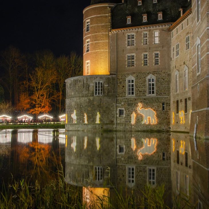 Romantischer Weihnachtsmarkt Schloss Merode