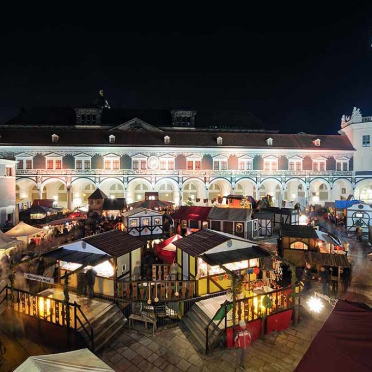 Stallhof Dresden – Weihnachtsmarkt im Mittelalter
