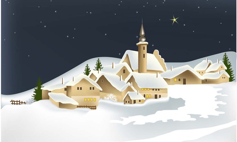 Schloss im Schnee