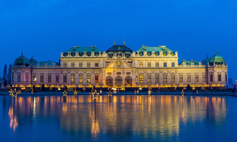 weihnachten schloss belvedere wien