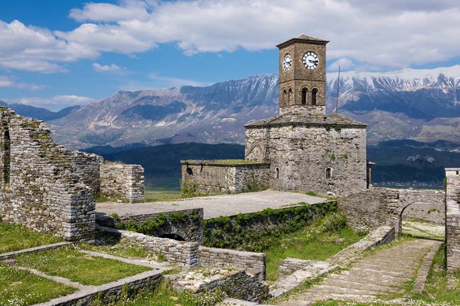 Burg in Albanien