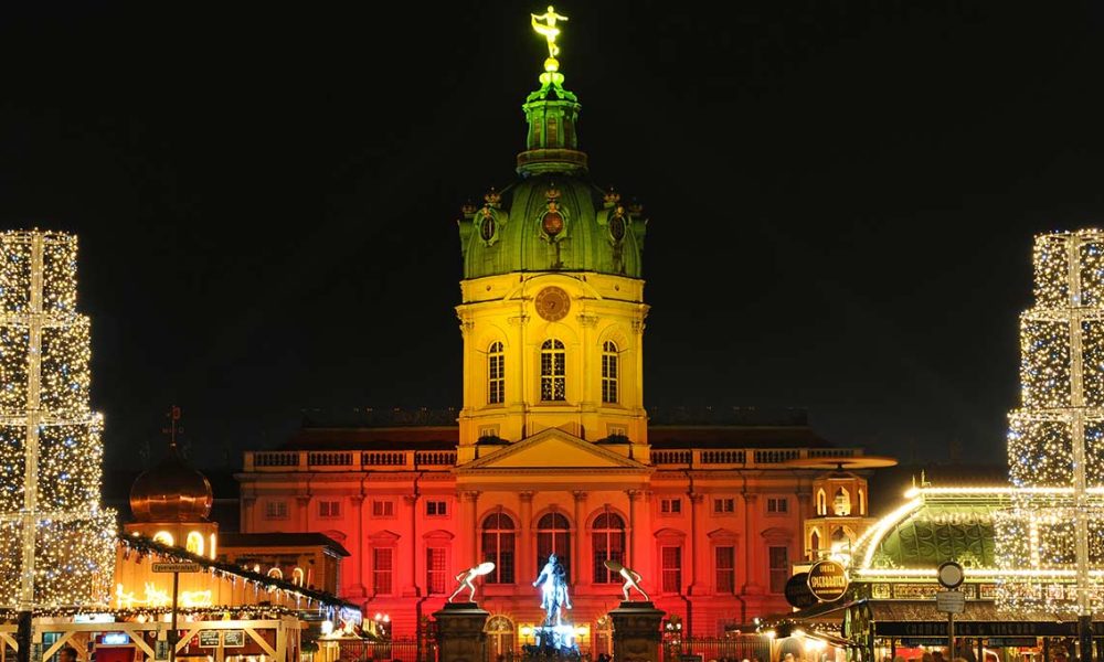 Weihnachten vor Schloss Charlottenburg